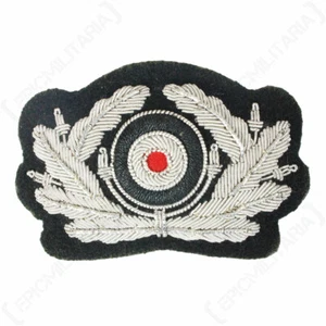 WW2 German Army Panzer Visor Cap Wreath and Cockade - Military Reproduction