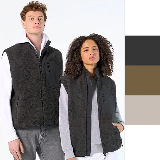 SOL'S Unisex Sherpa Bodywarmer Fury 04041 Damen Herren Bodywarmer NEU