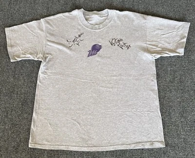 Phoenix Mercury WNBA 2001-02 Autographed T Shirt 2 Signatures Kristen Veal - Image 1 of 4