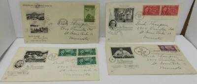 1945 First Day Of Issue Stamps & First Day Of Issue Envelopes Lot Of 4 - Image 1 of 4