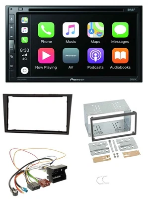 Pioneer DVD 2DIN MP3 DAB Bluetooth USB Autoradio für Opel Corsa D stealth schwar - Bild 1 von 4