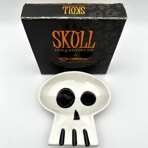 SHAG Skull Josh Agle 2006 Tray TIKI Rare White Ceramics Japanese Limited Unused - Picture 1 of 18