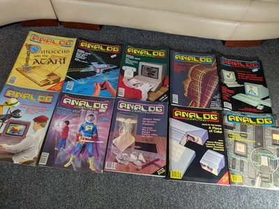 10 x Atari Analog Magazines 1986 Bundle Vintage 8-Bit 400 800 - Image 1 of 4