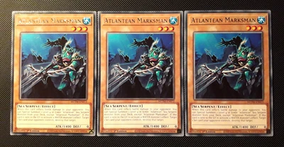 Yu-Gi-Oh! 3x Atlantean Marksman, MZTM-EN072, Rare, 1. Edition, Englisch, NM - Bild 1 von 2