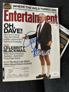 David Letterman signed Entertainment Weekly Magazine JSA Authentication COA - Picture 1 of 1