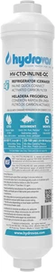 Filtro acqua in linea per frigorifero, macchina del ghiaccio, sistema ad osmosi inversa, 1/4" Qu - Foto 1 di 6