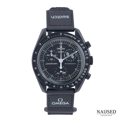 Swatch x Omega MoonSwatch Mission to the Moonphase New Moon 'Snoopy' SO33B700 - Bild 1 von 4