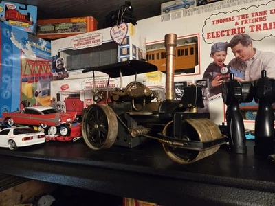 Mini rodillo de vapor LIVE STEAM CONSTRUIDO EN ALEMÁN FUNCIONA Foto 1 de 4