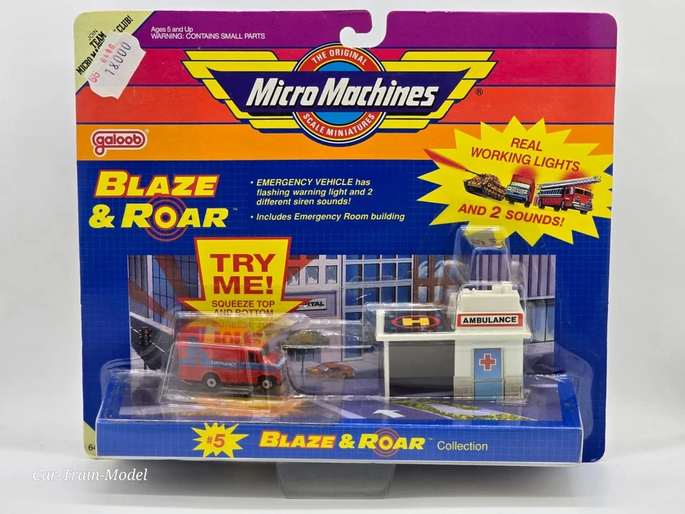 Blaze & Roar #5 Ambulance - MICRO MACHINES Galoob - Immagine 1 di 1