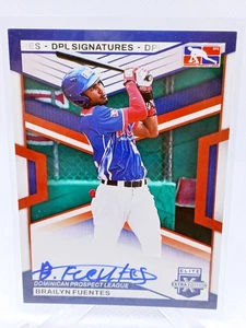 2023 Panini Elite Extra Edition - Brailyn Fuentes - DPL Signatures On Card Auto - Bild 1 von 1