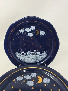 Waechtersbach Germany Winter Dreams Sternennacht Salat-/Dessertteller  - Bild 1 von 12