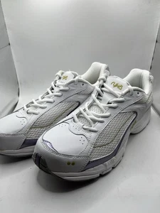 Sneakers Ryka donna 10W rocker bianche stringate casual sportive nuove! - Foto 1 di 6
