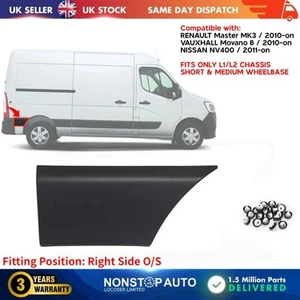 Panel de tira de moldura lateral trasero derecho para VAUXHALL Movano RENAULT Master - Imagen 1 de 8