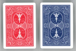 ¡Tarjeta Gaff de Mandolina de Doble Espalda (Roja/Azul) para Trucos de Mágica! - Imagen 1 de 2