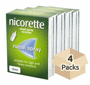 4 unidades (paquete a granel) x spray nasal Nicorette 10 ml caducidad = 01-2026 - Imagen 1 de 1