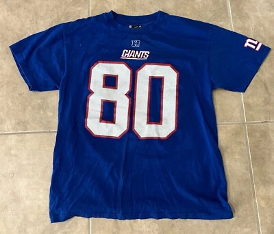 Victor Cruz 80 New York Giants Equipo NFL Camisa Azul L Adulto Hombre Foto 1 de 3