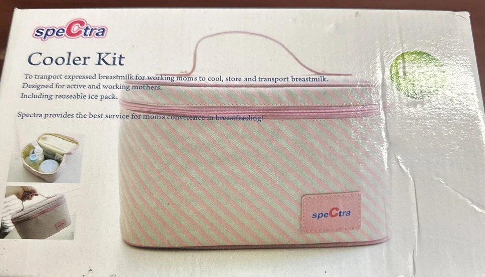 Spectra Insulated Breastmilk Cooler Kit & 120 Breast Milk Storage Bags