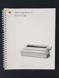 Vtg Apple Imagewriter II Owner's Guide Published 1988  030-0423A Spiral Bound - Picture 1 of 3
