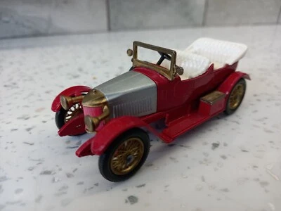 Matchbox Models of Yesteryear Y-2 1914 Prince Henry Vauxhall 1970 rojo/plata en muy buen estado Foto 1 de 4