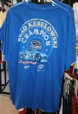 VINTAGE CHASE 2012 #2 MILLER LITE CUP CHAMPION TEE SHIRT BRAD KESELOWSKI XXLARGE - Image 1 of 4