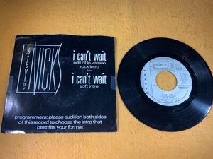 F5-90 STEVIE NICKS I Can’t Wait - 1985 - WHITE LABEL PROMO - 7-99565 - Imagen 1 de 7