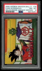 Dragon Ball Z ArtBox Holochrome 28 Son Goku Kami 2000 PSA 8 68476291 - Picture 1 of 2