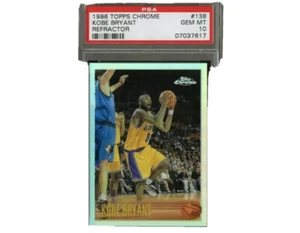 1996-97 Topps Chrome Kobe Bryant refractor PSA 10