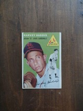 1954 Topps #9 Harvey Haddix Louis Cardinals NO CREASES EX 