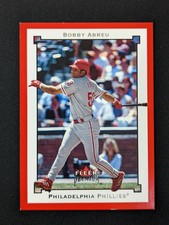 2002 Fleer Premium #SR118 Bobby Abreu Star Ruby /125 Philadelphia Phillies
