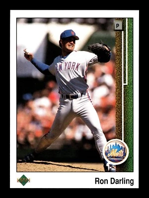 RON DARLING ⚾ 1989 Upper Deck Baseball #159 New York Mets - Image 1 of 2