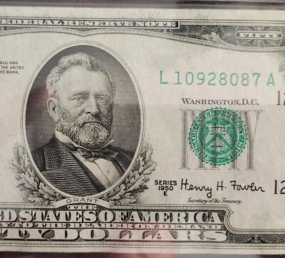 1950-E FRN San Francisco PCGS Fr. 2112-L Rare - Image 1 of 4