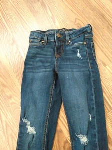 Little girl's size 7 Celebrity Pink blue denim jeans - Picture 1 of 6