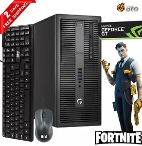 HP G2 Gaming Computer i5 6th 8GB 512GB M.2 SSD NVIDIA GT 1030 DDR5 WiFi Win10 PC - Picture 1 of 12