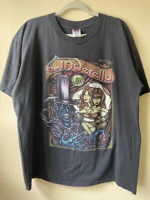 VTG 90's Cinderella Live Tour Crewneck Tshirt Size XL - Image 1 of 4