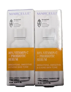 2 Suero Marcelle 10% Vitamina C + Suero Probiótico 30 ml (Pack de 2) Nuevo - Imagen 1 de 2