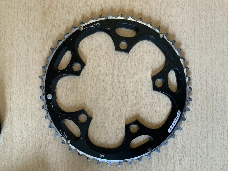 Chainring 042 FSA 50T 110 mm BCD 5 bolt alloy outer Black N10 - Image 1 of 2