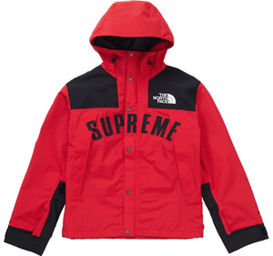 north face x supreme red jacket
