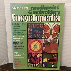 McCall's Needlepoint & Embroidery Encyclopedia Vintage 1978 Patterns Book - Picture 1 of 4