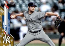 2020 Topps Walmart Exclusive Goldstar #351 Gerrit Cole New York Yankees