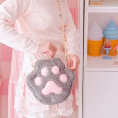 Cat Claw Single Shoulder Bags Mini Phone Wallet Bag Purse Lolita Chain Sweet - Image 1 of 4