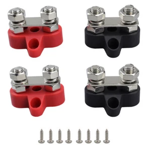 Battery Power Stud Junction Post M6 Dual Power Distribution Block for Truck RV - Picture 1 of 7