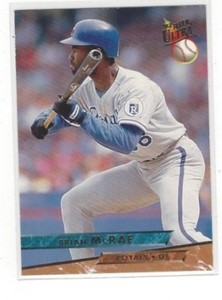 1993 ULTRA BASEBALL REGULAR BASE SERIES SINGLES #'S 1-225
