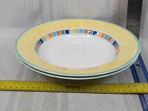 2 Stück Villeroy und Boch Twist Alea Limone Rand Müslischalen 9 1/2" - Bild 1 von 4
