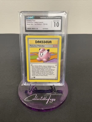Clefairy Doll 070/102 Base Set 1st Edition CGC 10 (French) - Image 1 of 2