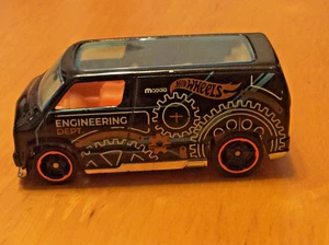 2007 Custom "77 Dodge Van #L9922 - Mattel Hot Wheels Auto - schwarz - top - Bild 1 von 5