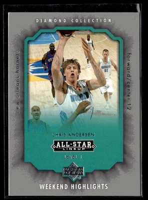 2004-05 Upper Deck #WH-AN Chris Anderson Star Lineup - Lo más destacado del fin de semana Foto 1 de 2
