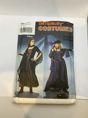 Simplicity 8750 Dress Corset 10 12 14 Sewing Pattern Renaissance Skirt Top Uncut - Image 1 of 2