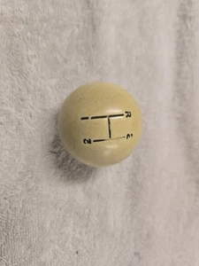 VINTAGE THREE SPEED SHIFTER BALL 3 SPEED WHITE SHIFTER BALL THREE SPEED SHIFTER  - Picture 1 of 15