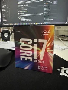 Intel Core I7-6800K Six-Core Processor 3.4GHZ/3.6GHZ LGA2011-3 Socket - Picture 1 of 9
