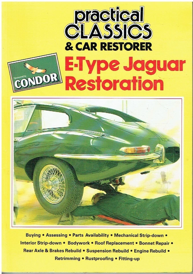 JAGUAR E-TYPE S1 4.2 COUPE MECHANICAL & BODYWORK RESTORATION TIPS BOOK - Image 1 of 1